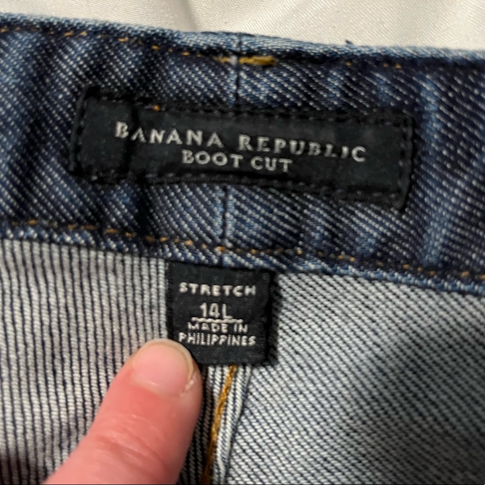 Banana republic dark wash boot cut jeans